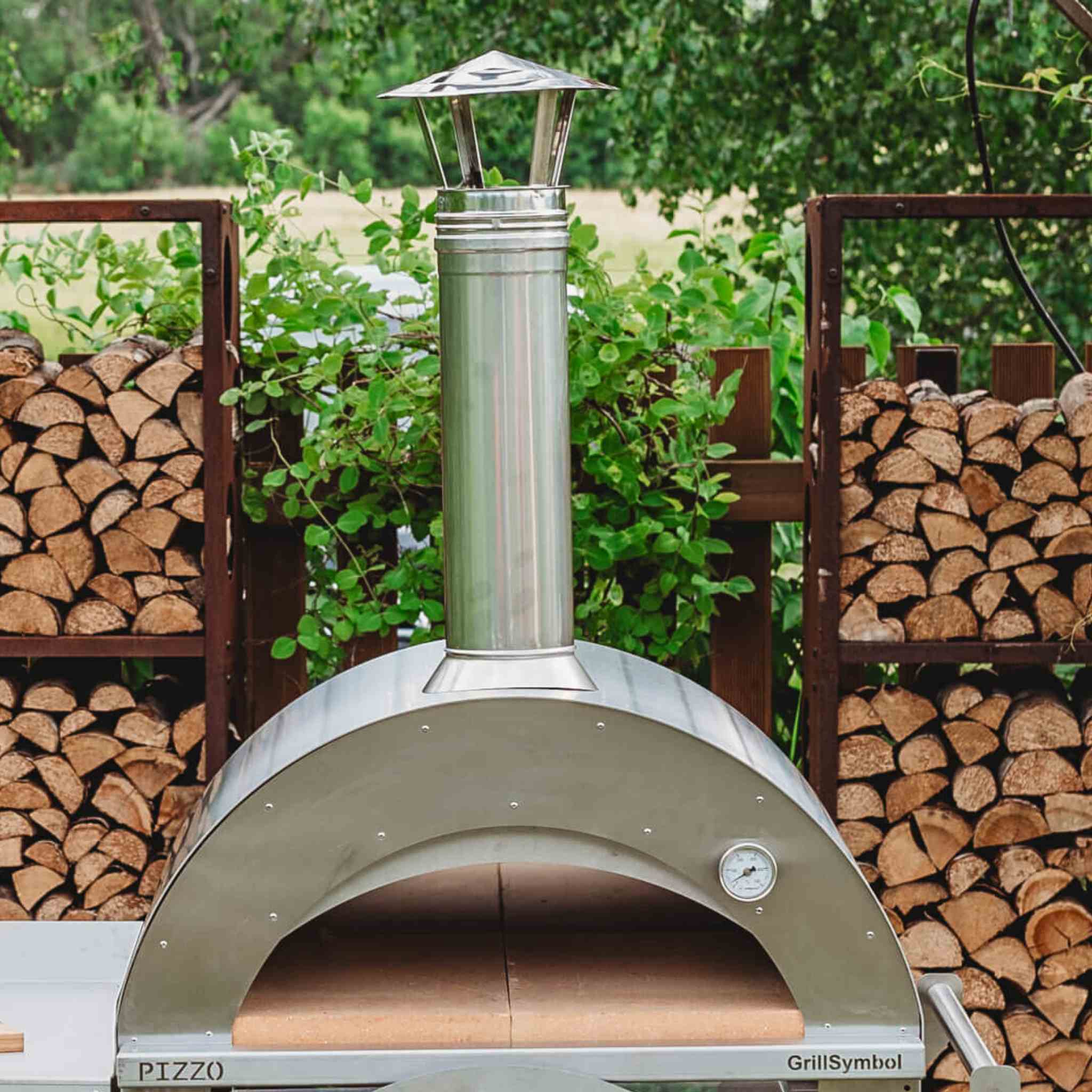 Pizzo Inox Stainless Steel Wood Fired Pizza Oven Grillsymbol Home Living Luxury 6353