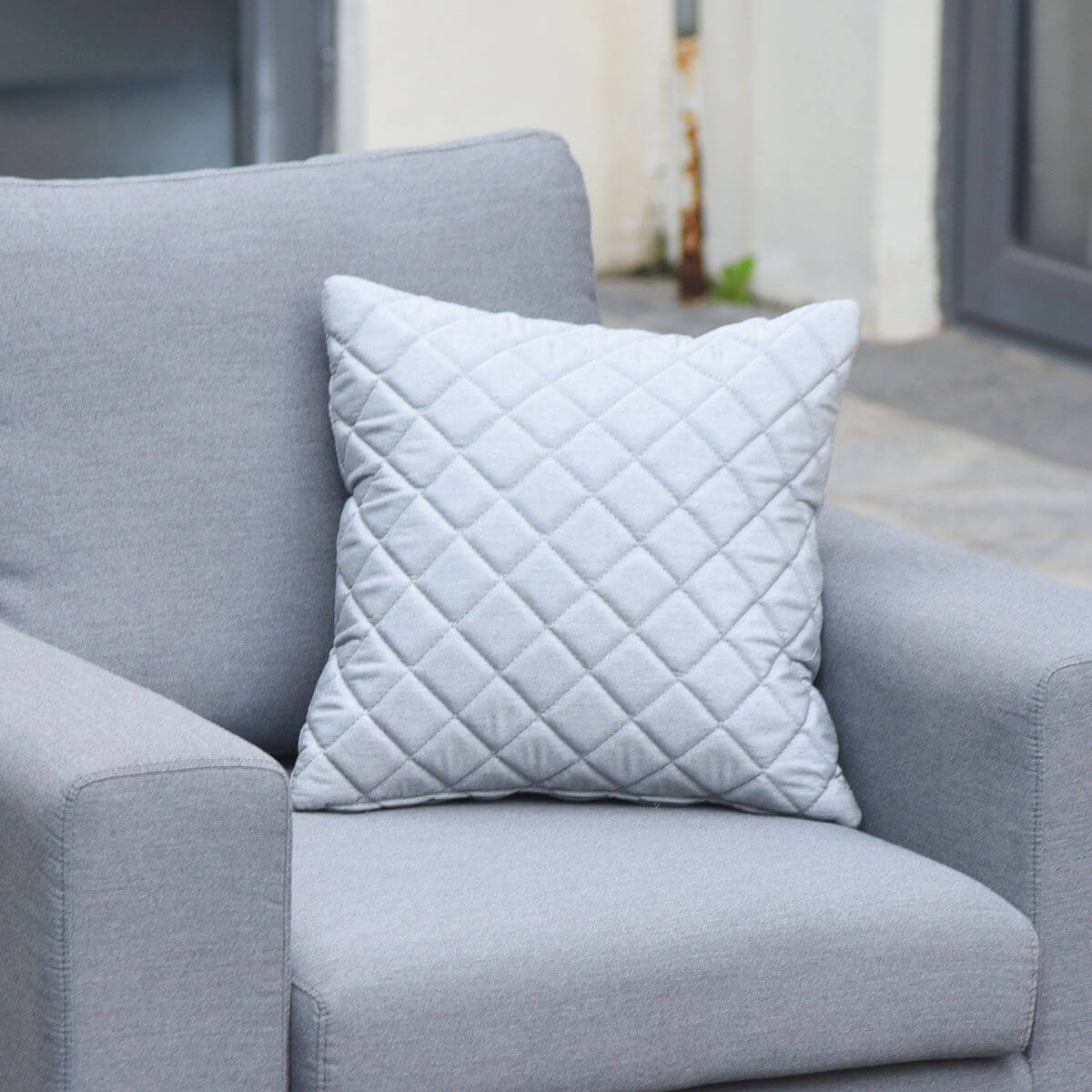 Maze Outdoor Fabric Quilted Scatter Cushions - Pack of 2