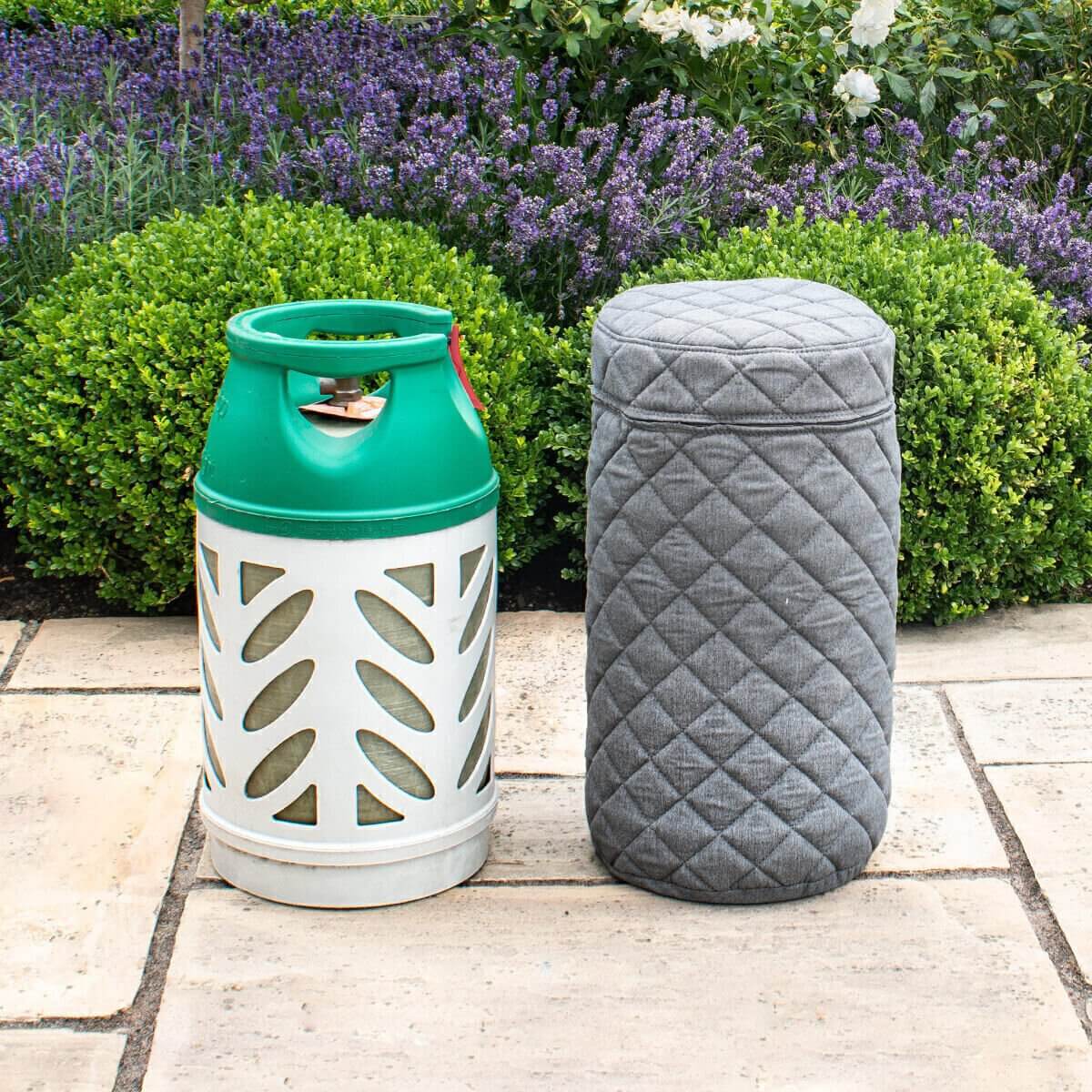 Maze Outdoor Outdoor Fabric Quilted Gas Bottle Cover (H58.7cm x33øcm )