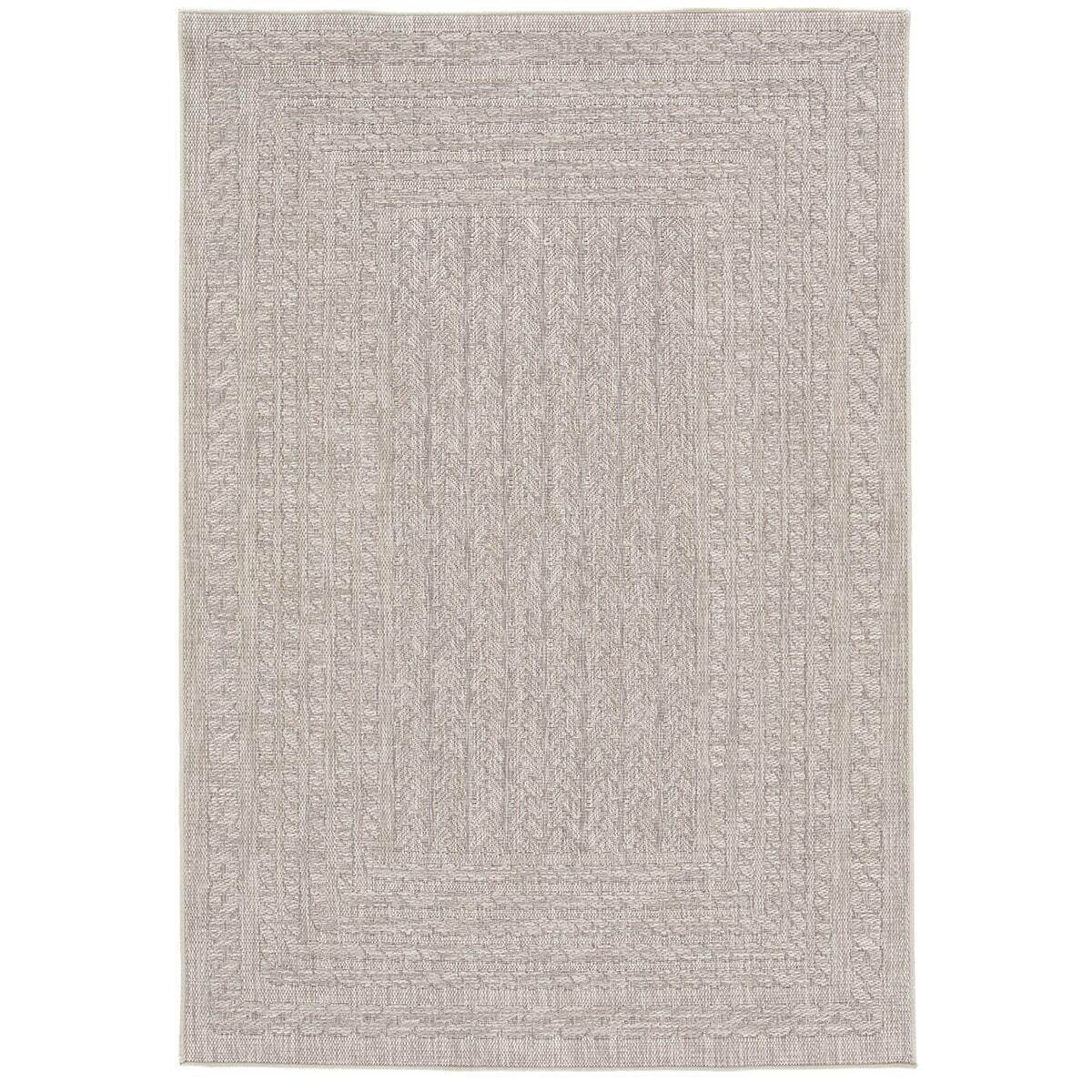 Maze Outdoor Alfresco Outdoor Rug - Silver