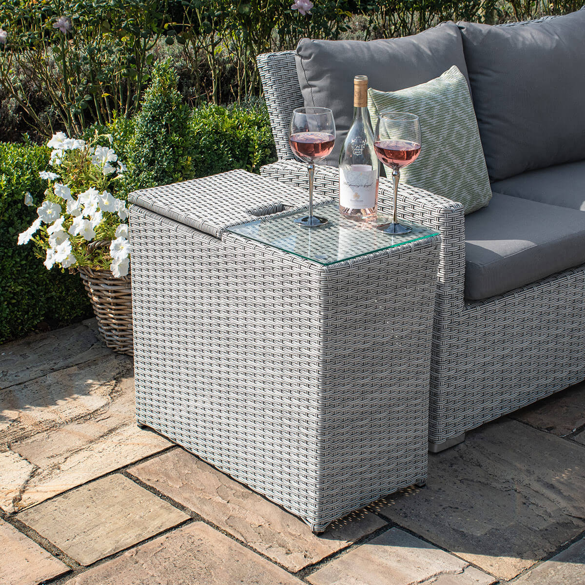 Maze Outdoor Ascot Ice Bucket Side Table