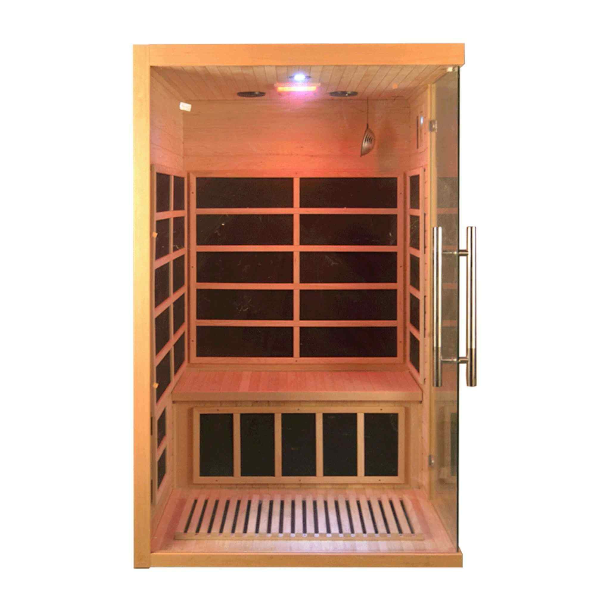 Premium Two Person Far Infrared Indoor Sauna - Home Living Luxury
