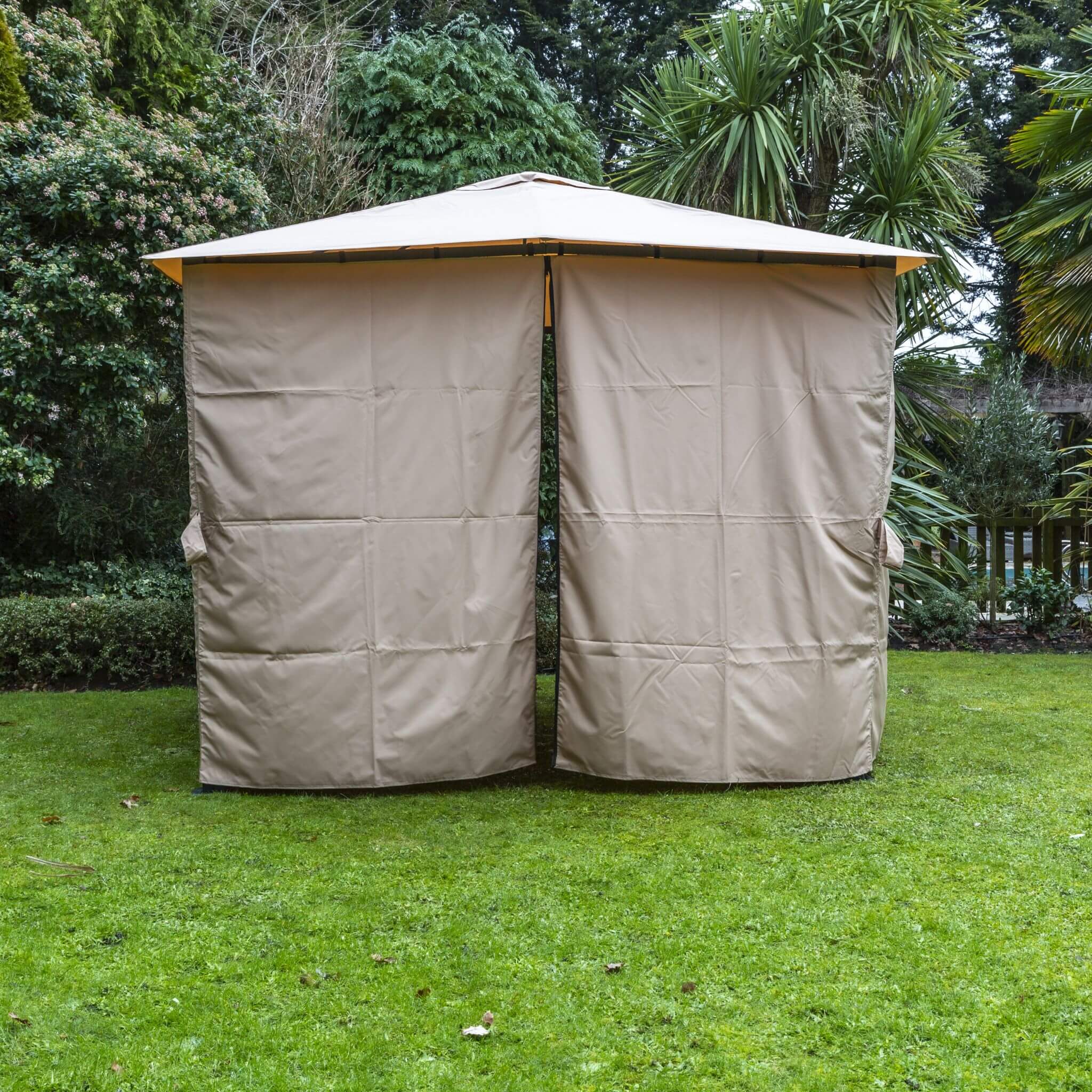 Katie Blake Eden Gazebo - 3m x 3m with Curtains