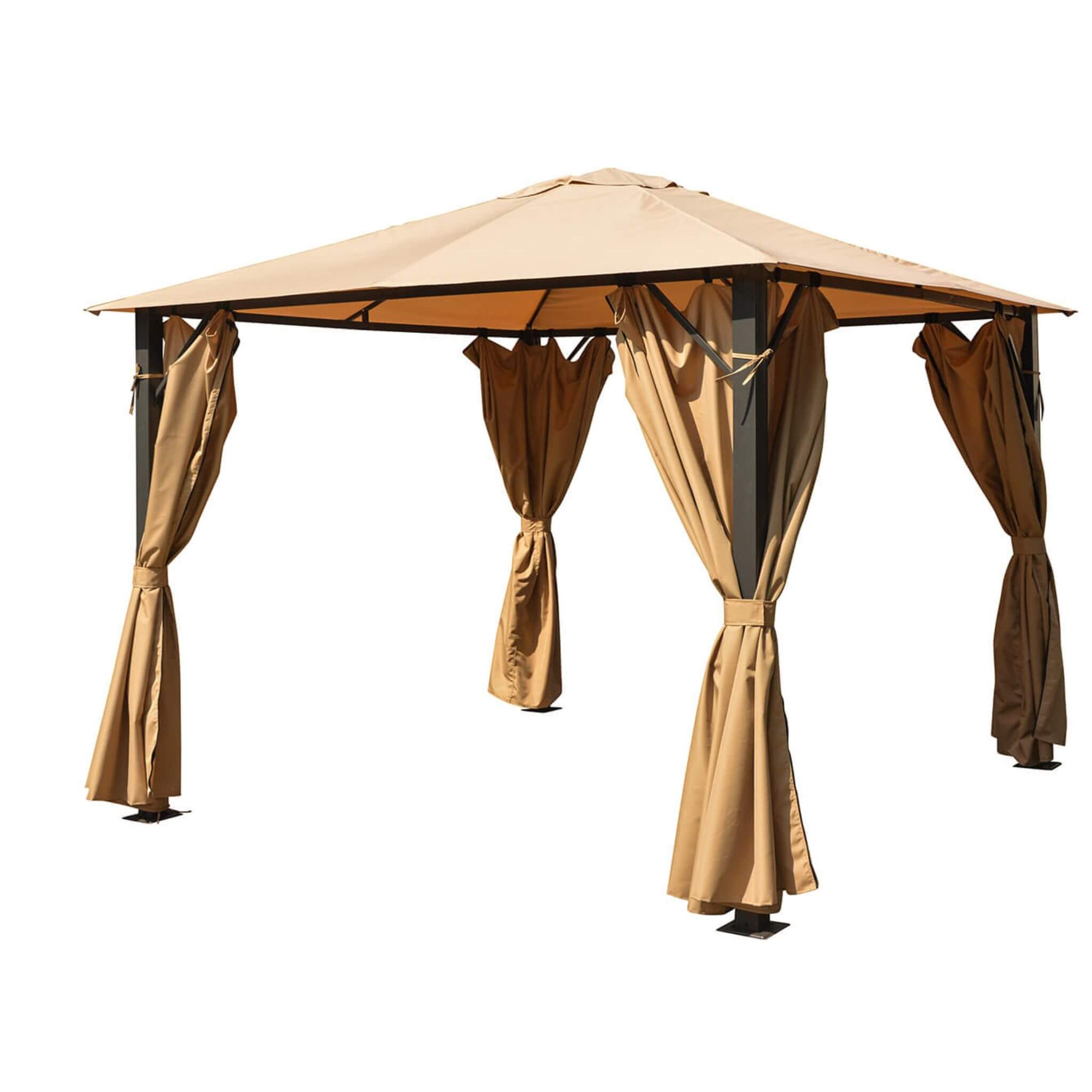 Katie Blake Eden Gazebo - 3m x 4m with Curtains