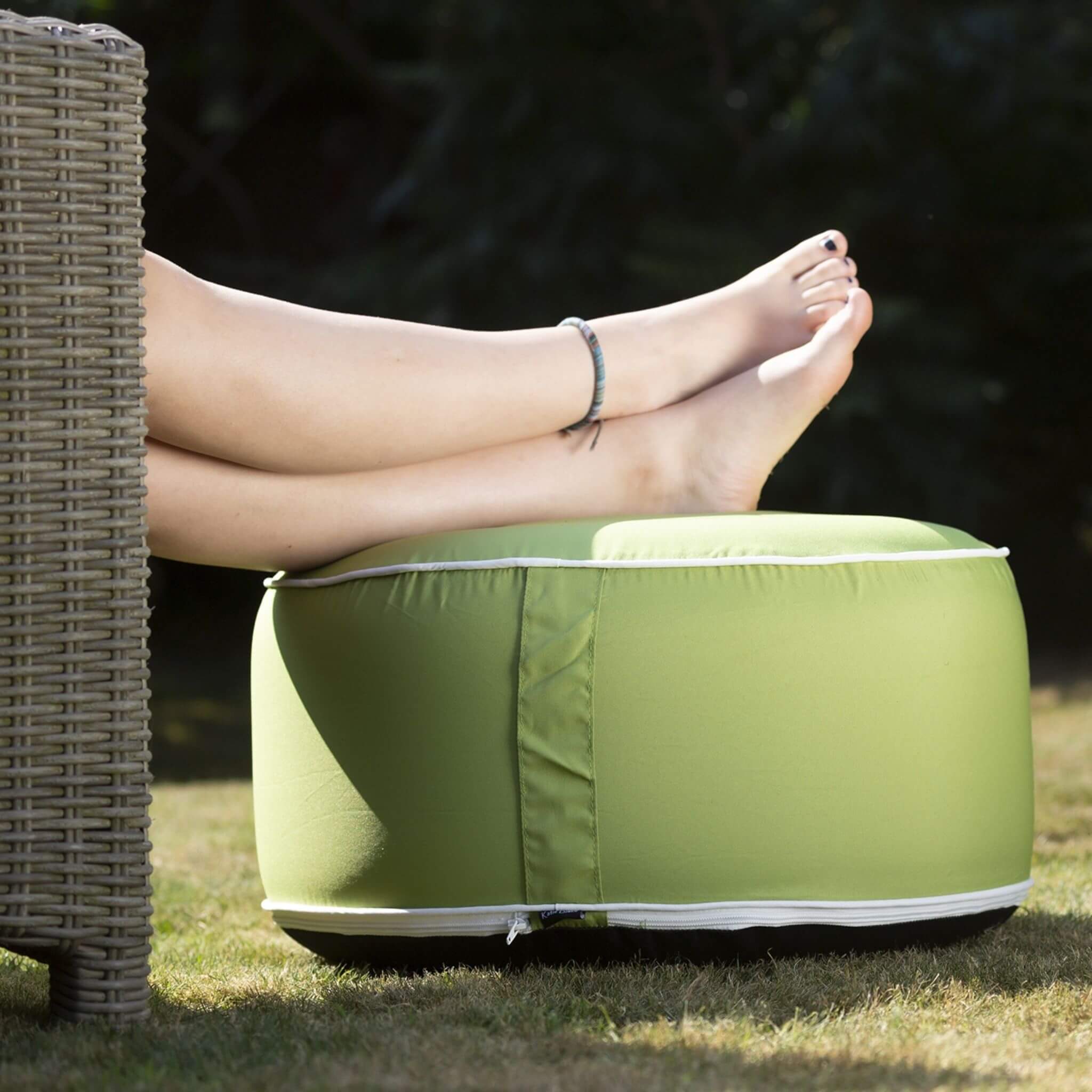 Katie Blake Water Resistant Inflatable Footstool