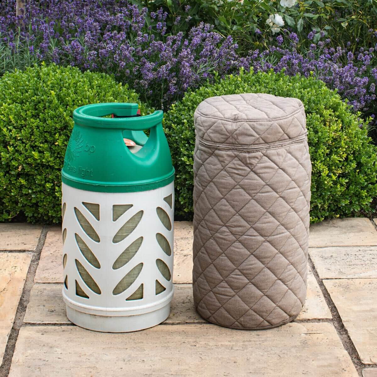 Maze Outdoor Outdoor Fabric Quilted Gas Bottle Cover (H58.7cm x33øcm )