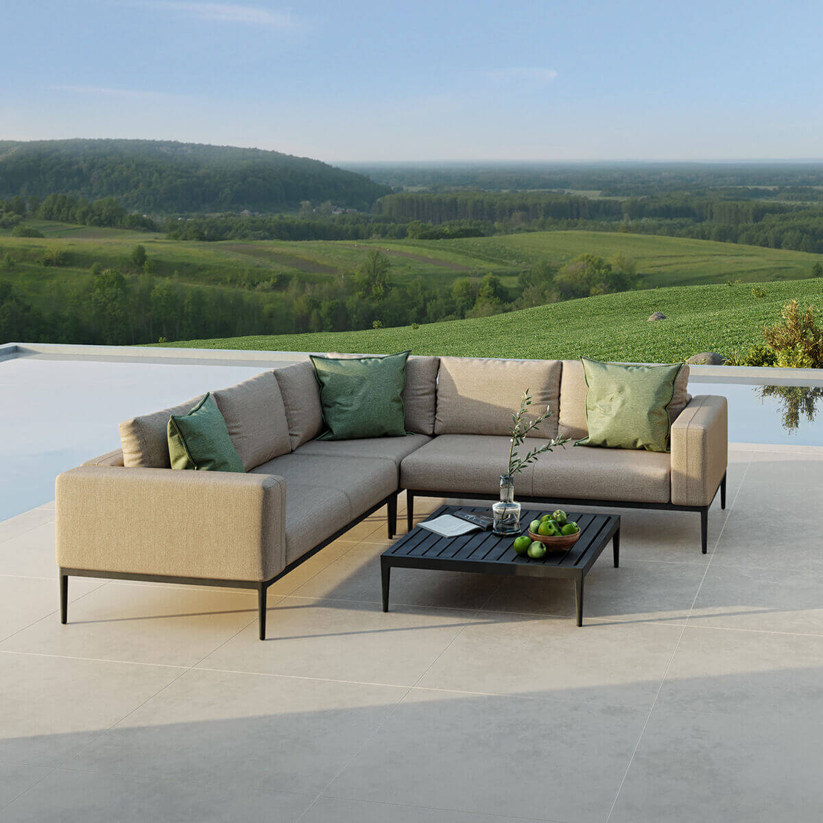 Maze Outdoor Eve Corner Sofa Group