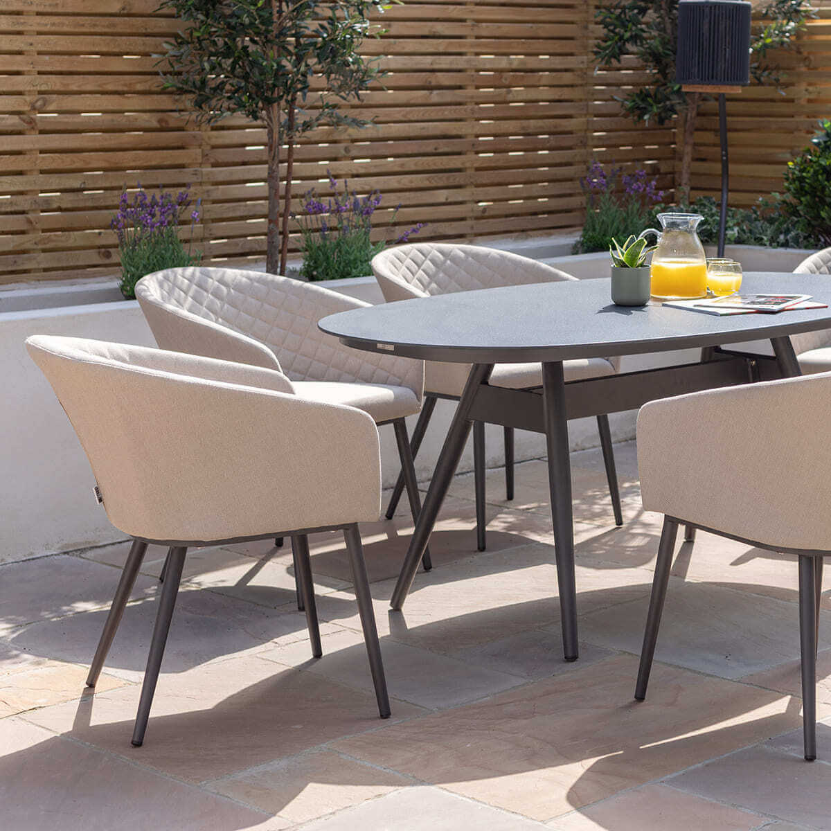 Maze Outdoor Ambition 6 Seat Oval Dining Set