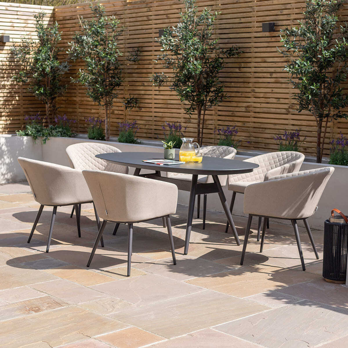 Maze Outdoor Ambition 6 Seat Oval Dining Set